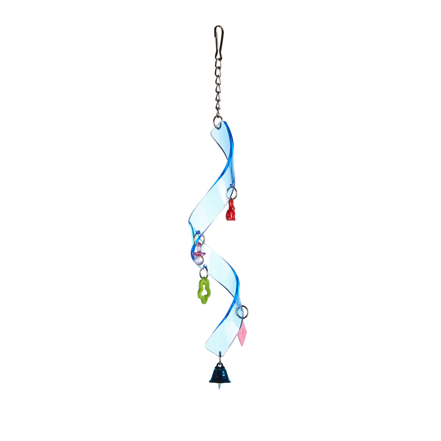 #2337 Aria Sassy Spiral - Hanging Chew Bird Toy