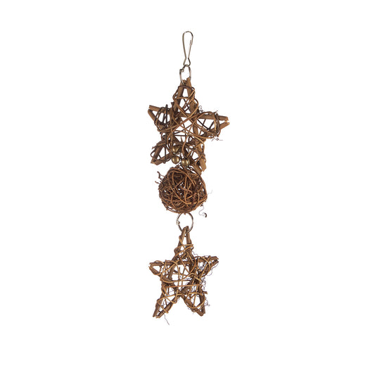 #2356 Aria Star Puffs - Natural Foraging Bird Toy