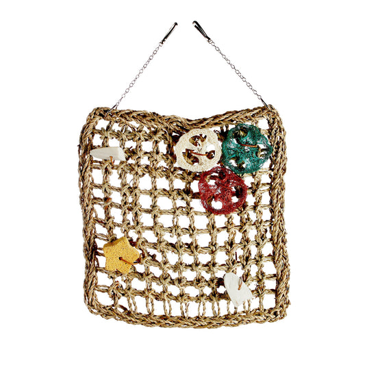 #2357 Aria Wicker Whimsey - Climbing & Chew Bird Toy