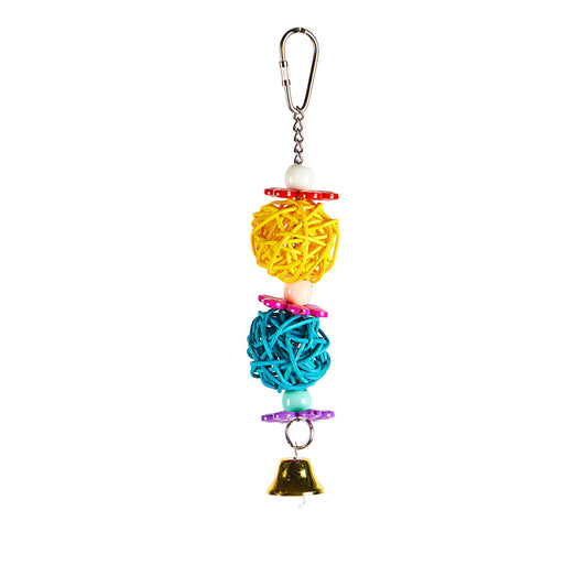 #2359 Aria Pom Pom - Chew Bird Toy