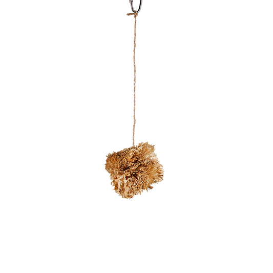 #2377 Aria Fuzzy Bear - Chew Bird Toy