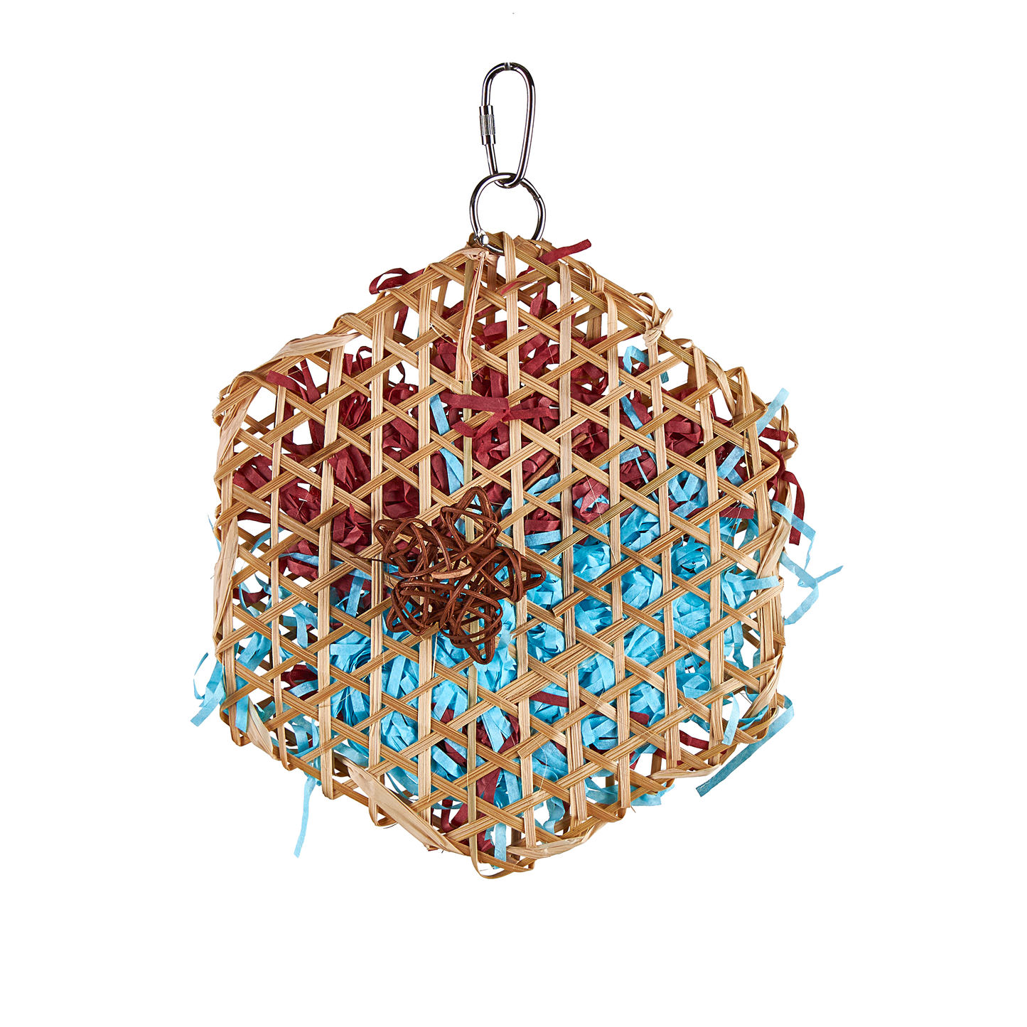 #2415 Aria Hexie Waffle Pouch - Chew & Foraging Bird Toy