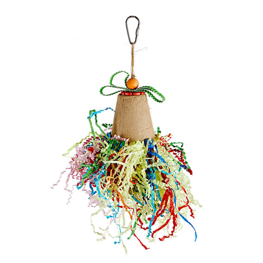 #2430 Aria Krinkle Me Pastel - Chew Bird Toy