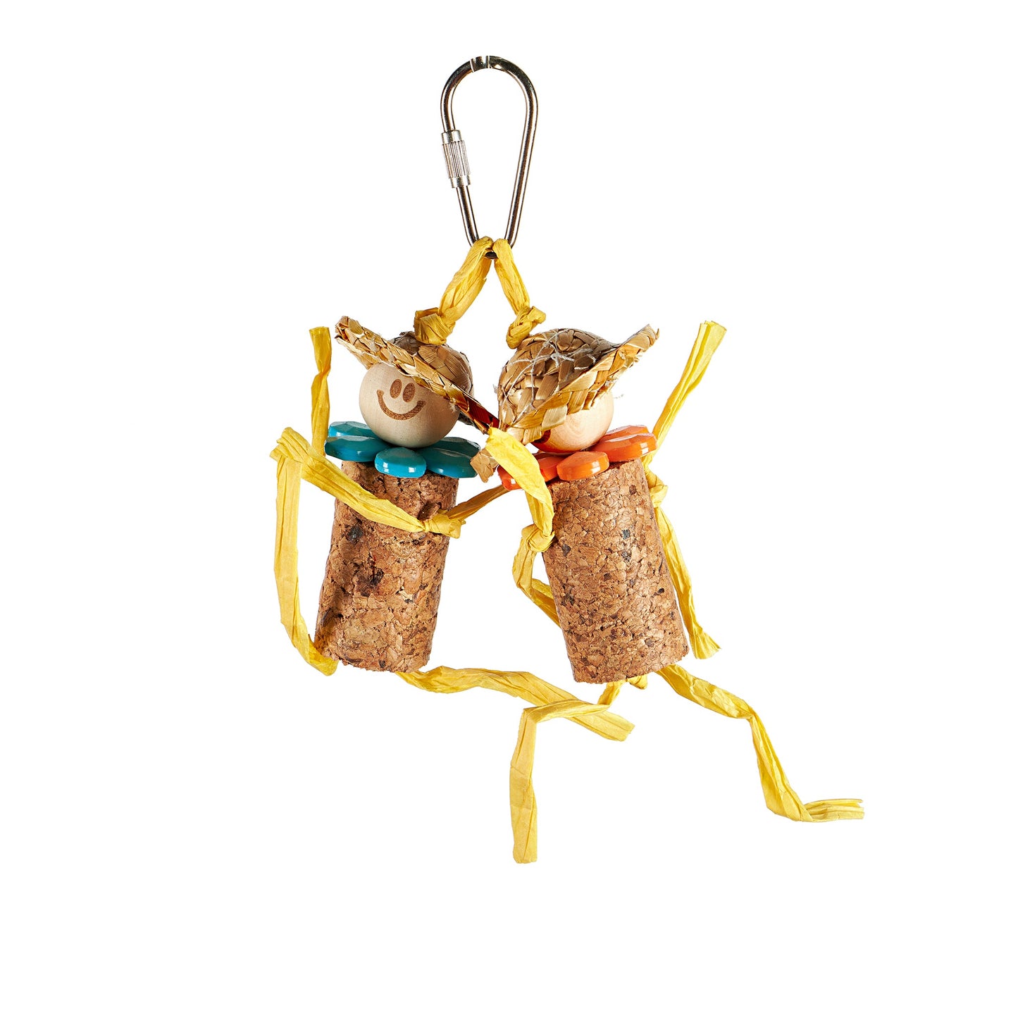 #2438 Aria Corky Friends - Chew Bird Toy