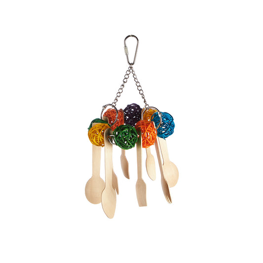 #2440 Aria Taste Tester - Chew & Foraging Bird Toy