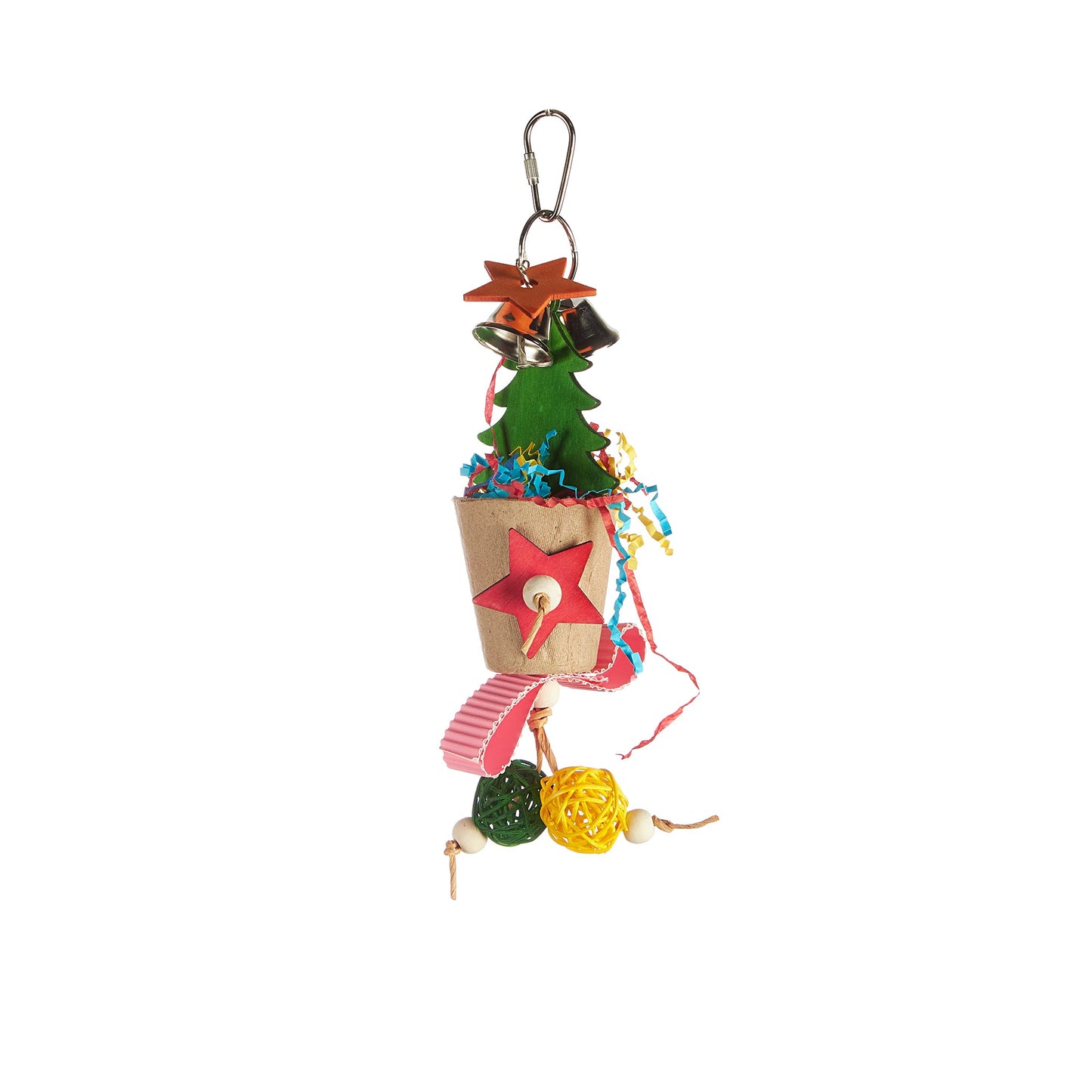 #2450 Aria Kris Kringle Kup (X-mas) - Chew Bird Toy