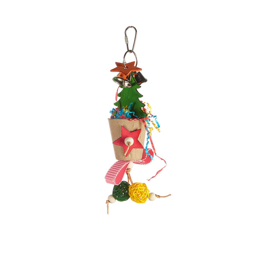 #2450 Aria Kris Kringle Kup (X-mas) - Chew Bird Toy