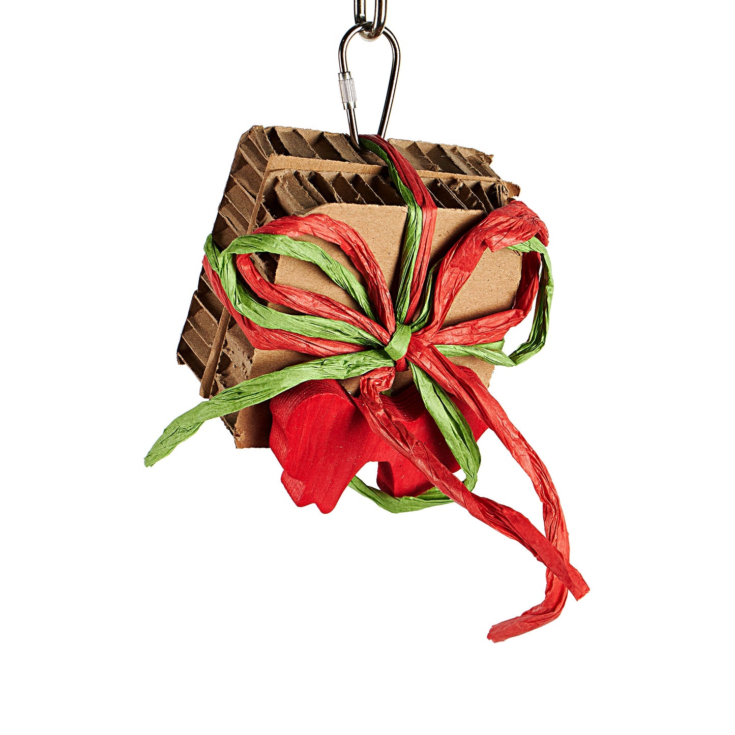 #2457 Aria Tied with a Bow (X-mas) - Chew Bird Toy