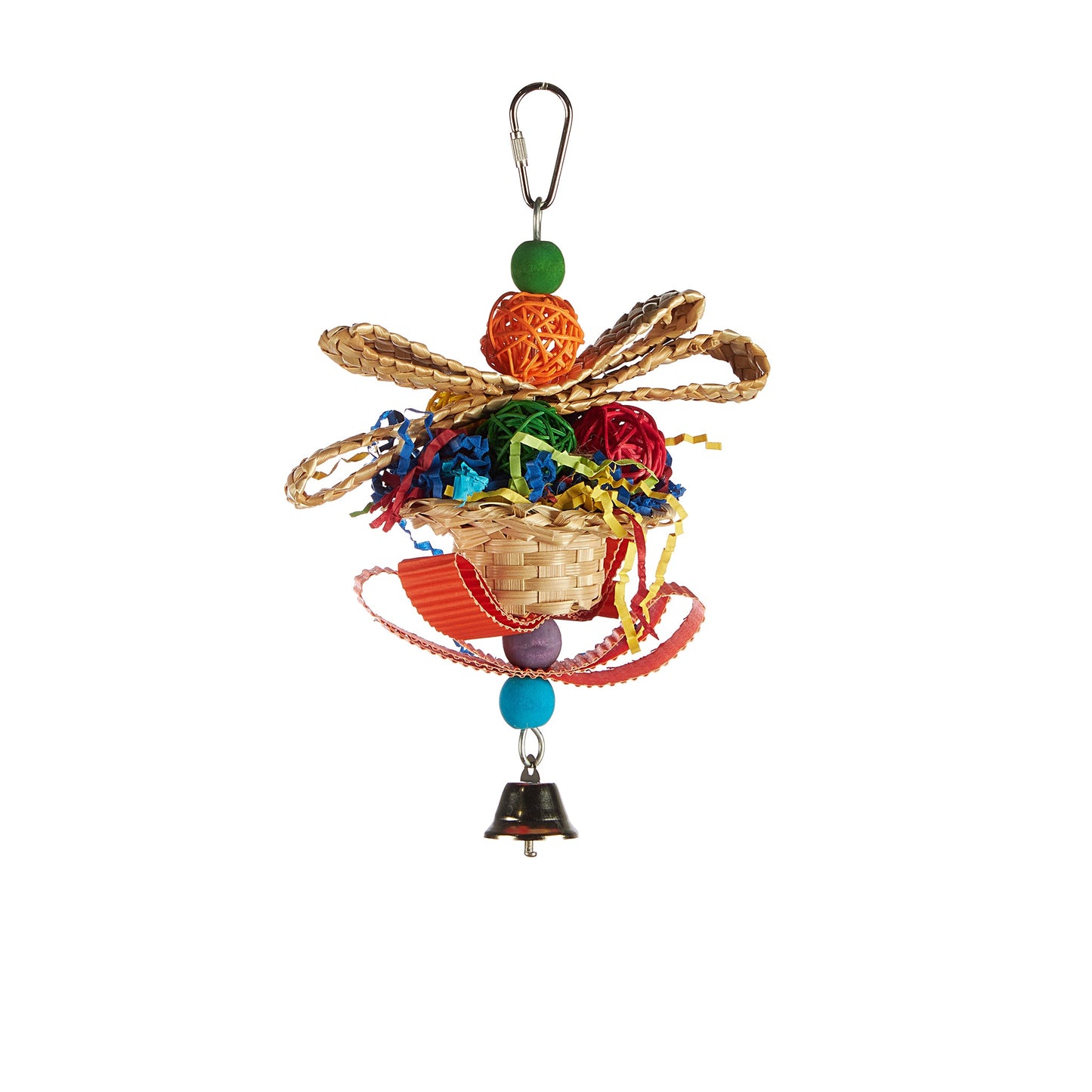 #2463 Aria Butterfly Bows - Chew & Foraging Bird Toy