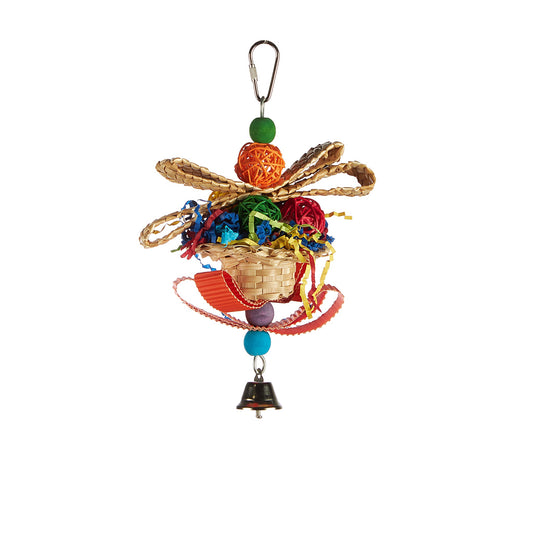 #2463 Aria Butterfly Bows - Chew & Foraging Bird Toy