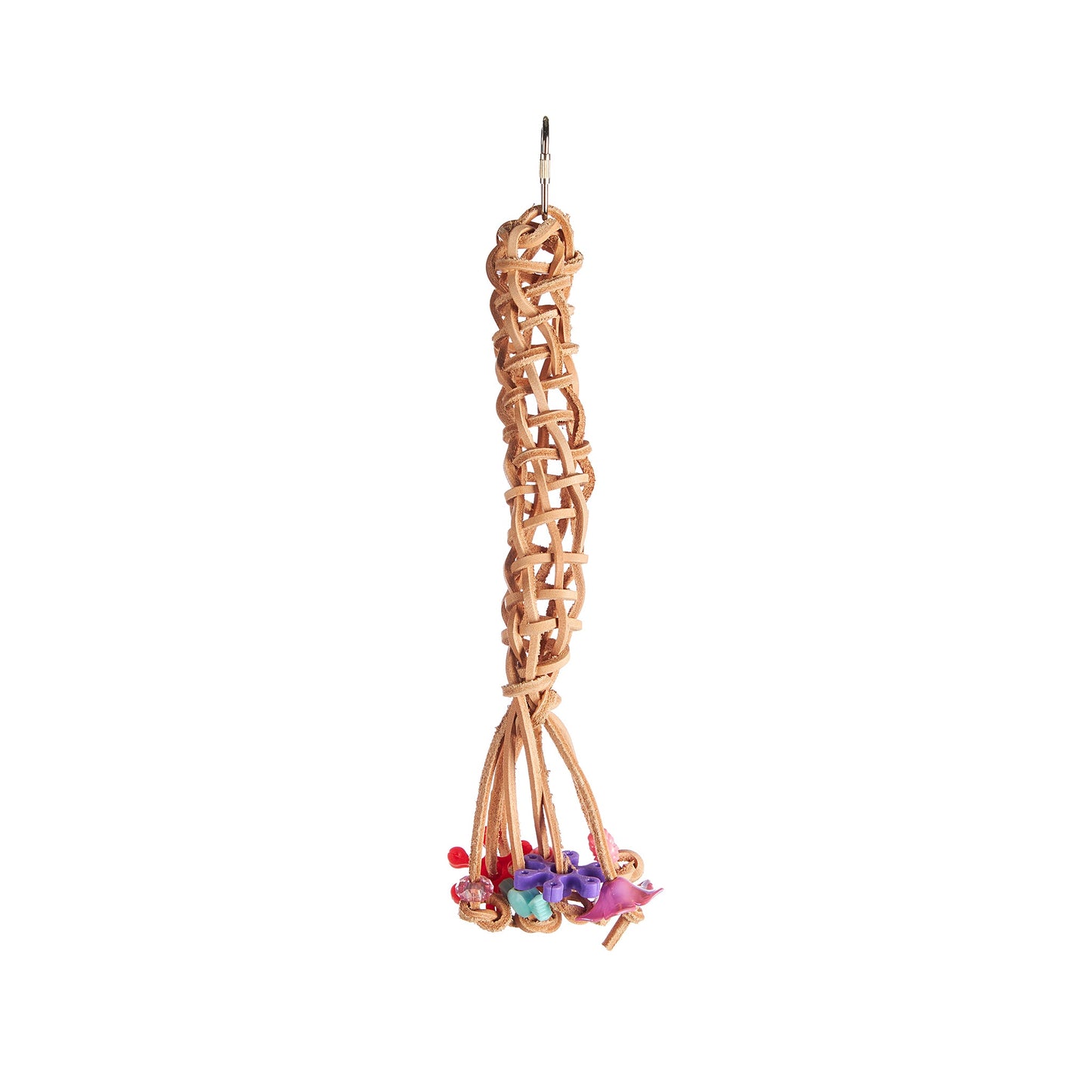 #2476 Aria Lacey Leather - Chew & Foraging Bird Toy