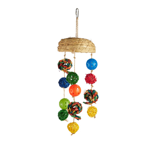 #2478 Aria Domed Dangler - Chew Bird Toy