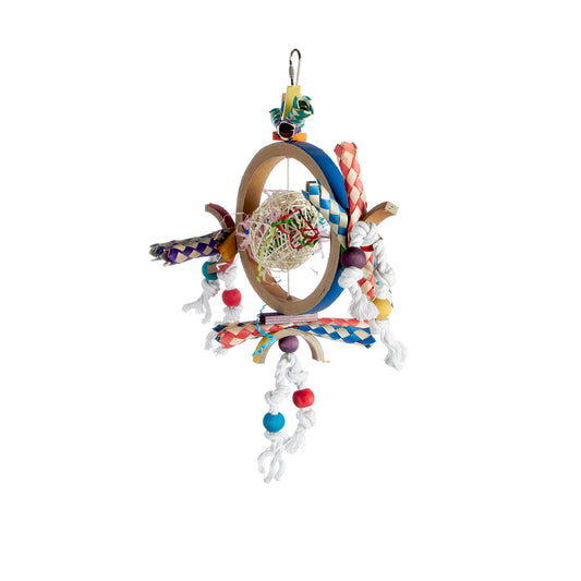 #2491 Aria Spirograph - Chew & Foraging Bird Toy