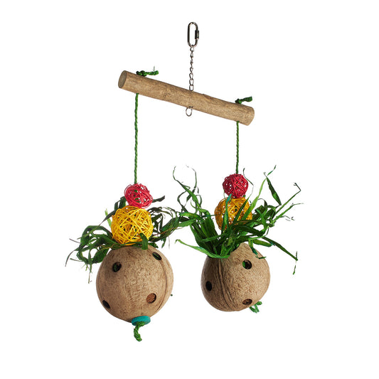 #2495 Aria Balanced Blooms - Extra-Large Chew & Foraging Bird Toy