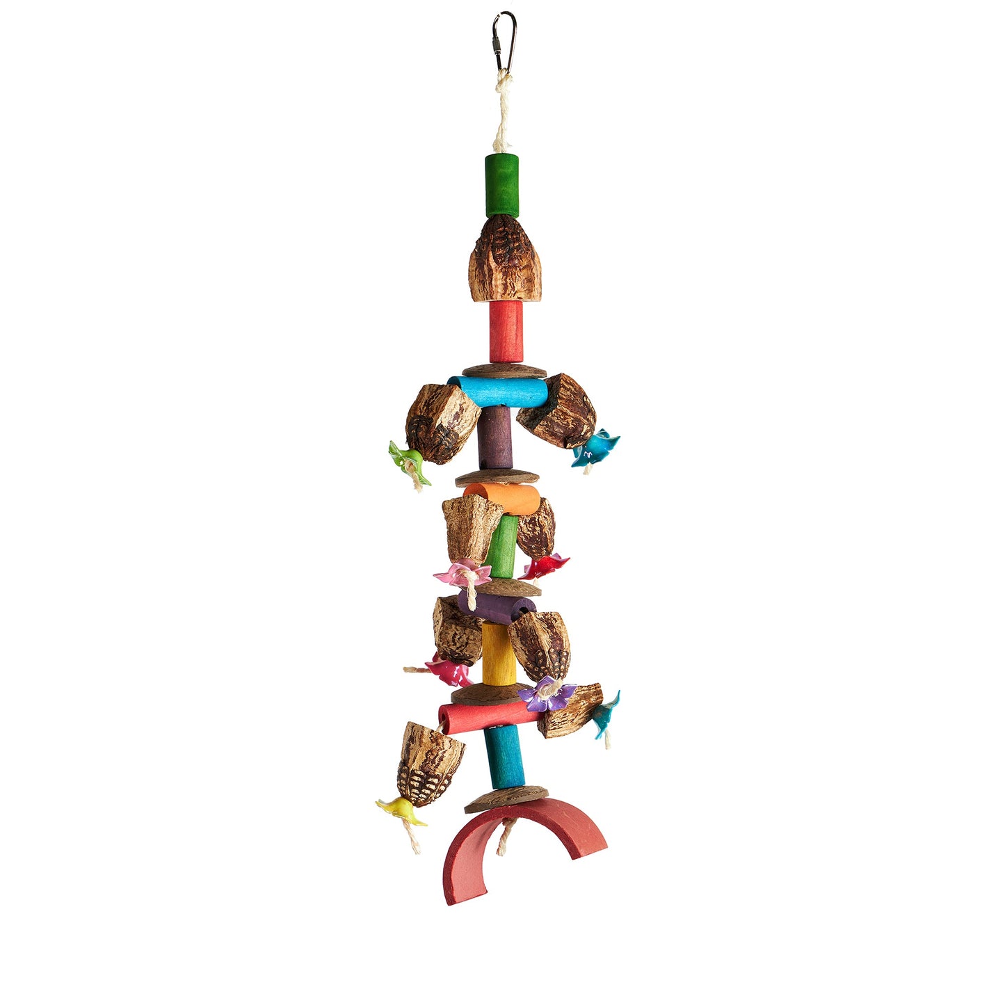 #2505 Aria Mahogany Arms - Large Chew Bird Toy