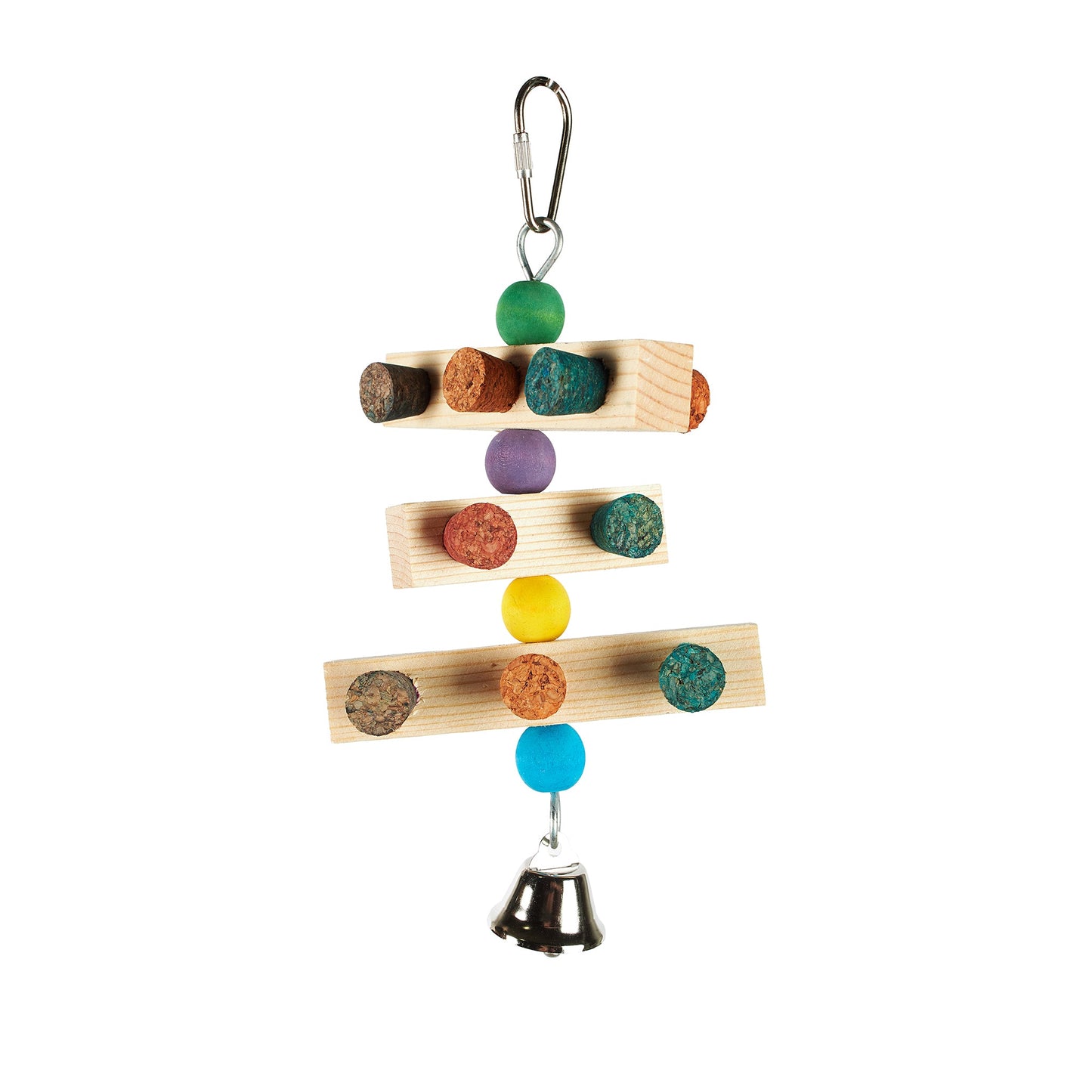 #2508 Aria Dorky Corks - Chew Bird Toy