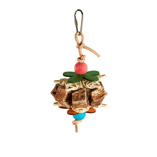 #2511 Aria Mahogany Blossom - Chew Bird Toy