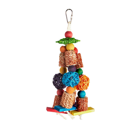 #2531 Aria Cobby Cluster - Chew Bird Toy