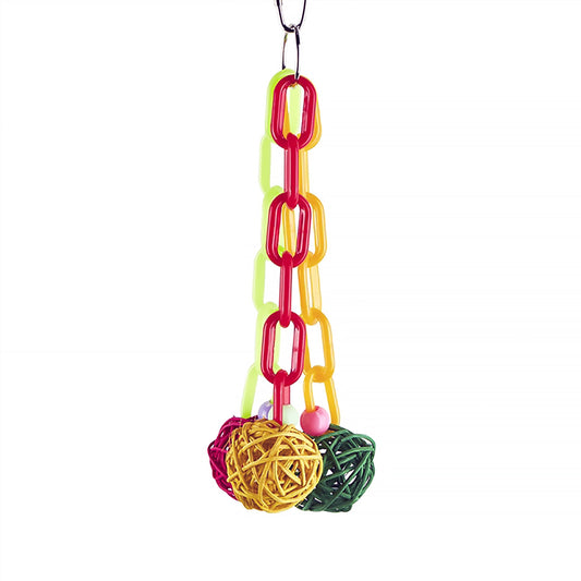 #2308 Aria Newton's Cradle Junior - Chew & Foraging Bird Toy