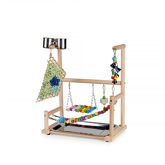 Aria Rainbow Play Gym - Activity Center Playground for Parrots #8105
