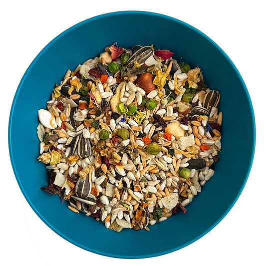 #1006 Aria Nature's Enrichment High-Variety Seed Blend for Large Parrots - 3lb